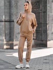 Damski dres Staff nexa light brown oversize fleece