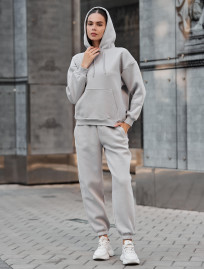 Damski dres Staff nexa light gray oversize fleece