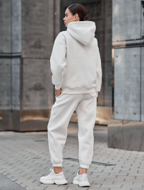 Damski dres Staff nexa white oversize fleece