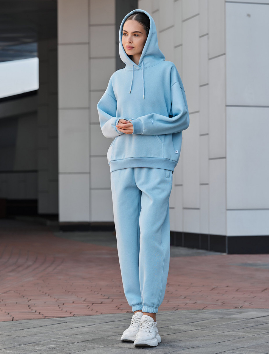 Damski dres Staff nexa light blue oversize fleece