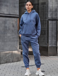 Damski dres Staff nexa blue oversize fleece