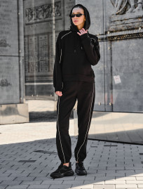 Damski dres Staff nix black oversize fleece