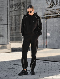 Damski dres Staff nix black oversize fleece