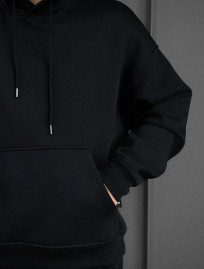 Dres Staff nod black oversize fleece