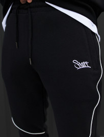 Spodnie sportowe Staff jnx logo kant black fleece