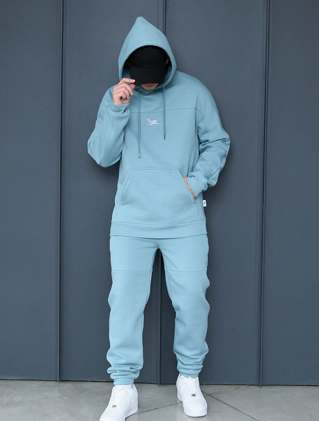 Dres Staff sa light blue logo fleece