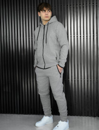 Dres Staff tr zip gray melange fleece