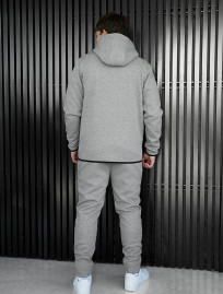 Dres Staff tr zip gray melange fleece