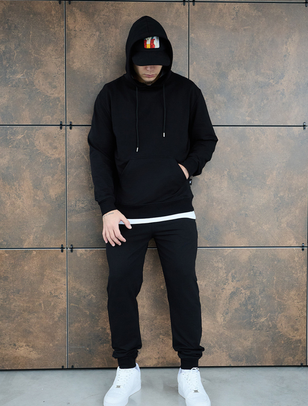 Dres Staff vit black basic fleece