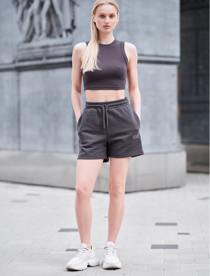 Spodenki damskie Staff vi dark gray