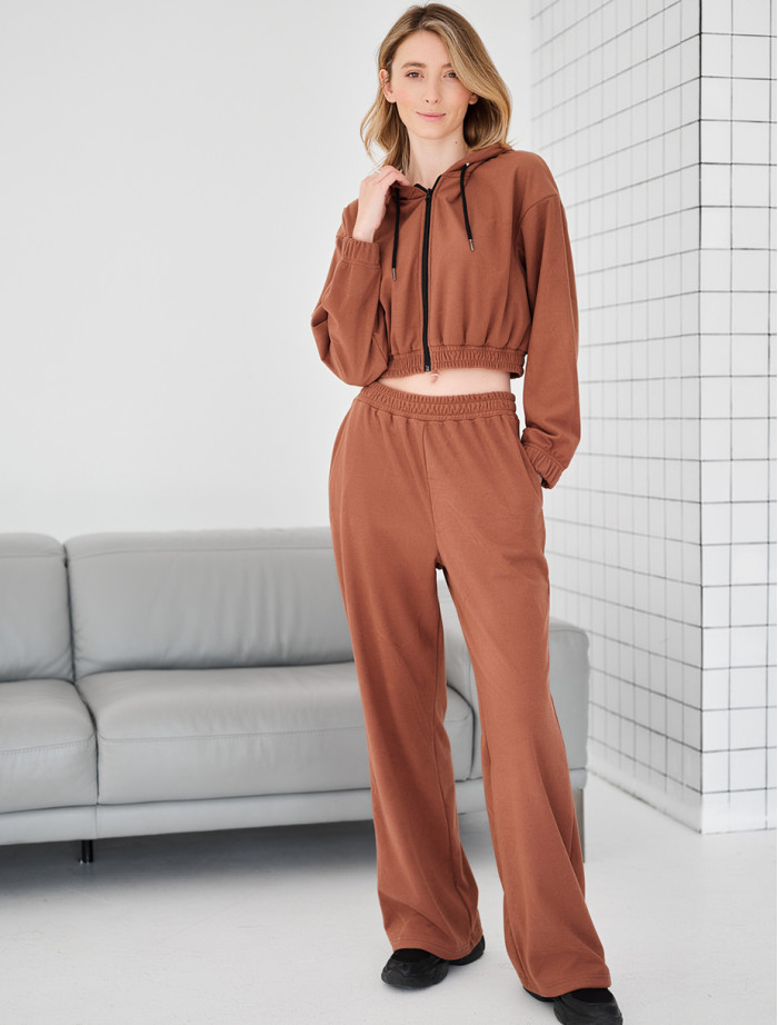 Damski dres sportowy Staff wil brown