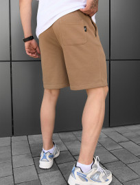 Szorty dzianinowe Staff tor brown
