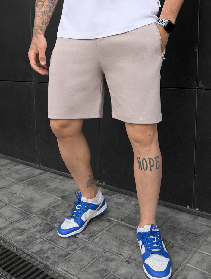 Spodenki Staff ley light gray