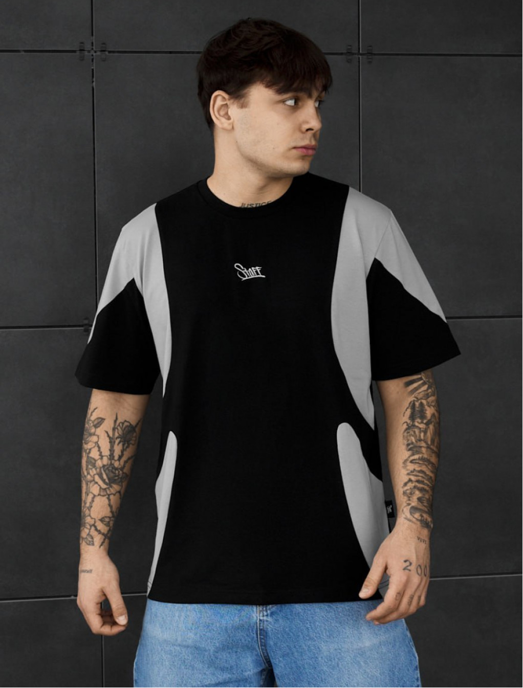 Koszulka Staff to gray & black logo