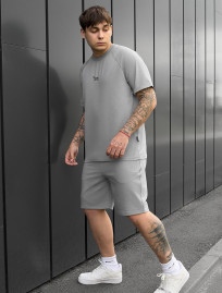 Komplet koszulka + spodenki Staff mb gray