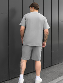 Komplet koszulka + spodenki Staff mb gray