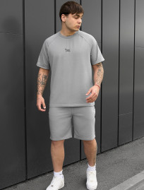Komplet koszulka + spodenki Staff mb gray