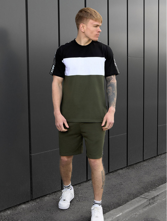 Komplet koszulka + spodenki Staff fie mix2