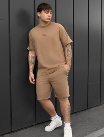 Komplet koszulka + spodenki Staff mb brown