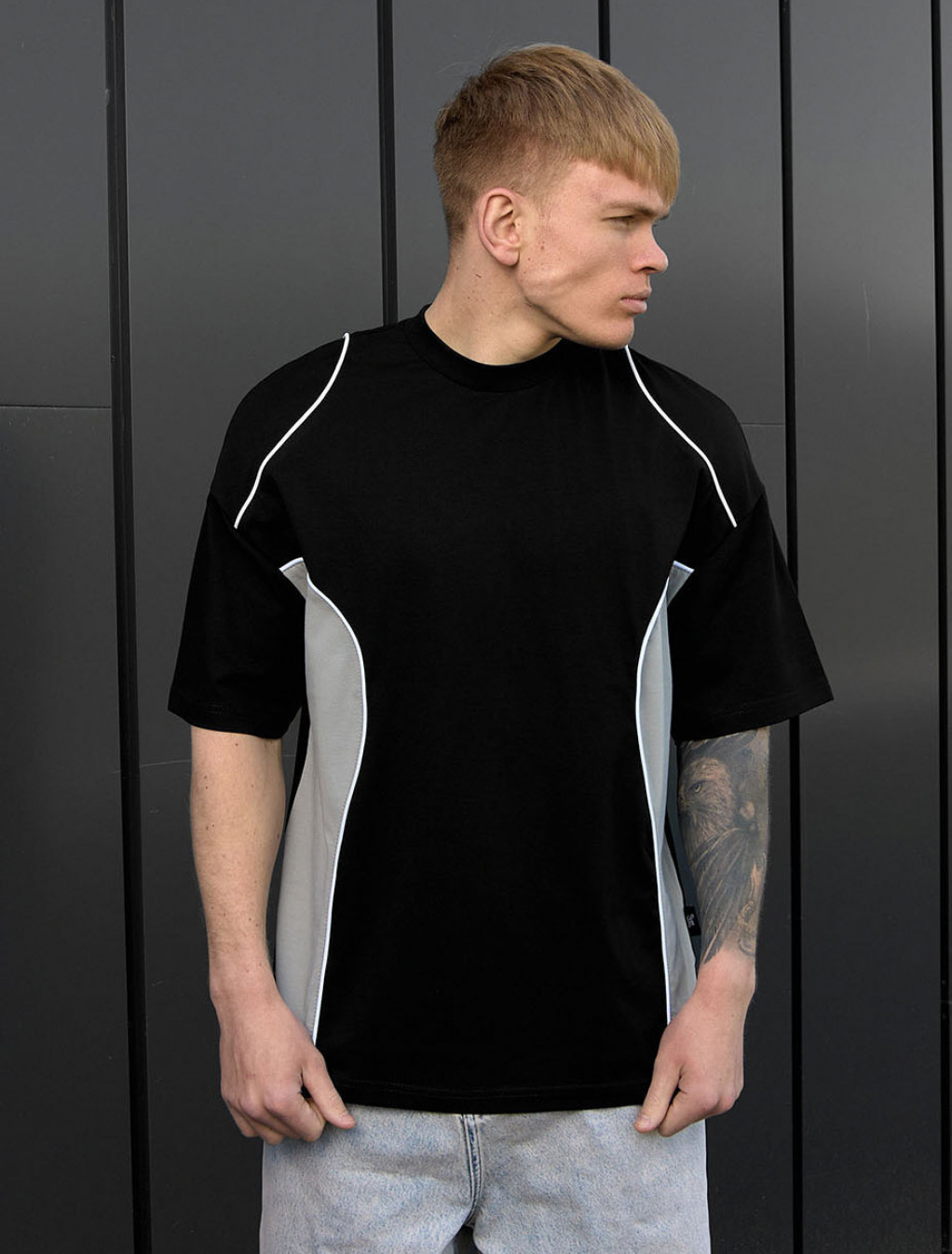 Koszulka Staff black & gray