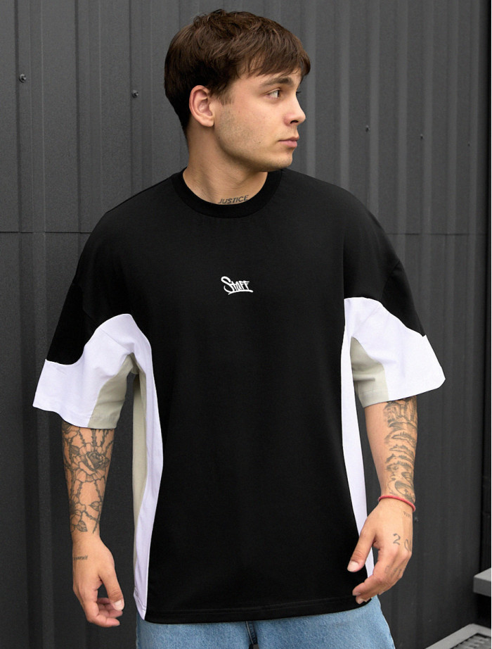 Koszulka Staff color block oversize