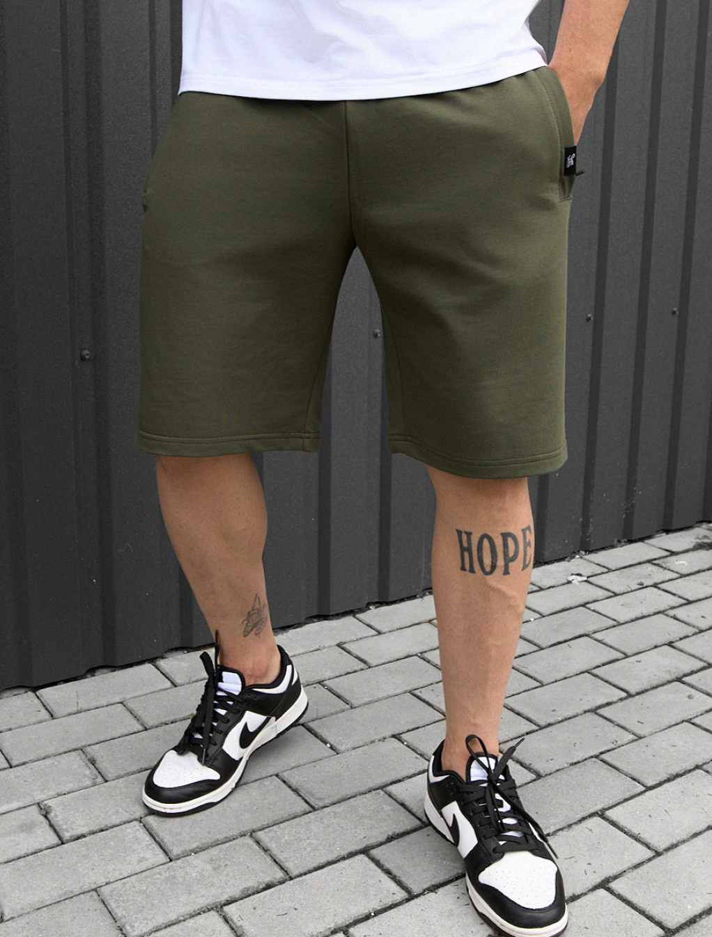 Spodenki Staff wh khaki