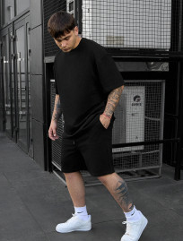 Komplet koszulka + spodenki Staff vic black oversize