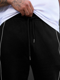 Spodnie dresowe Staff siv black reflective
