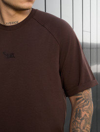 Komplet koszulka + spodenki Staff mb dark brown