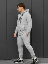 Dres Staff wo zip gray melange