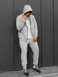 Dres Staff wo zip gray melange