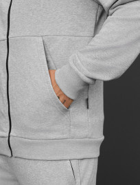 Dres Staff wo zip gray melange