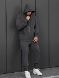 Dres Staff wo zip dark gray