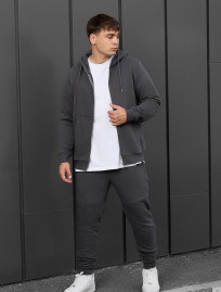 Dres Staff wo zip dark gray