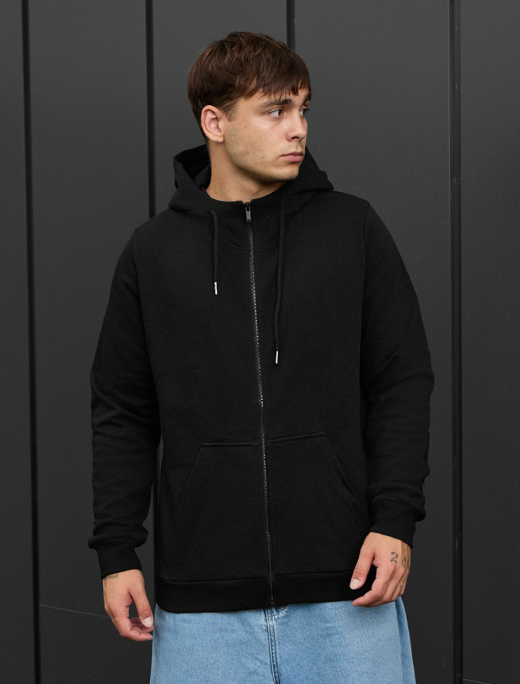 Bluza Staff di black zip