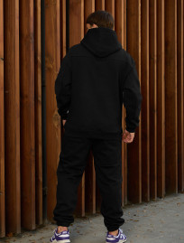 Dres Staff say black logo fleece