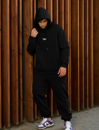 Dres Staff say black logo fleece