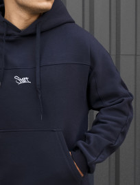 Dres Staff say navy logo fleece