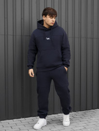 Dres Staff say navy logo fleece