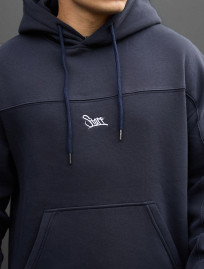 Dres Staff say navy logo fleece