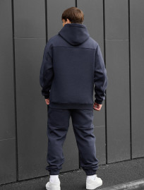 Dres Staff say navy logo fleece