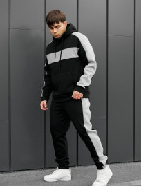 Dres Staff rik black & gray oversize fleece
