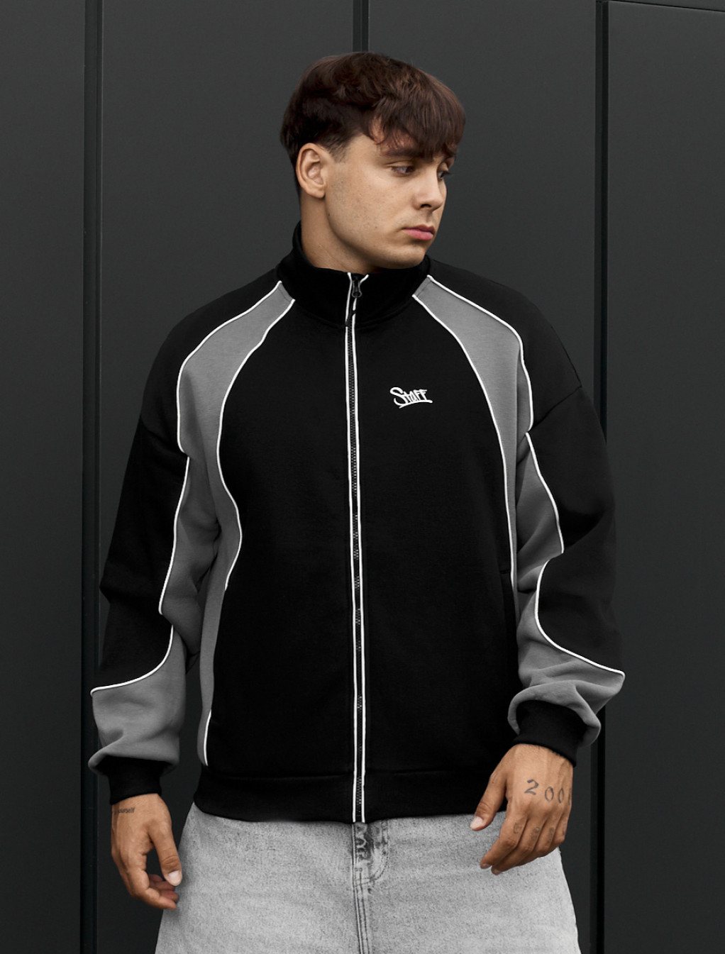 Olimpijka Staff mit gray & black reflective  fleece