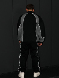 Dres Staff mik logo reflective oversize fleece