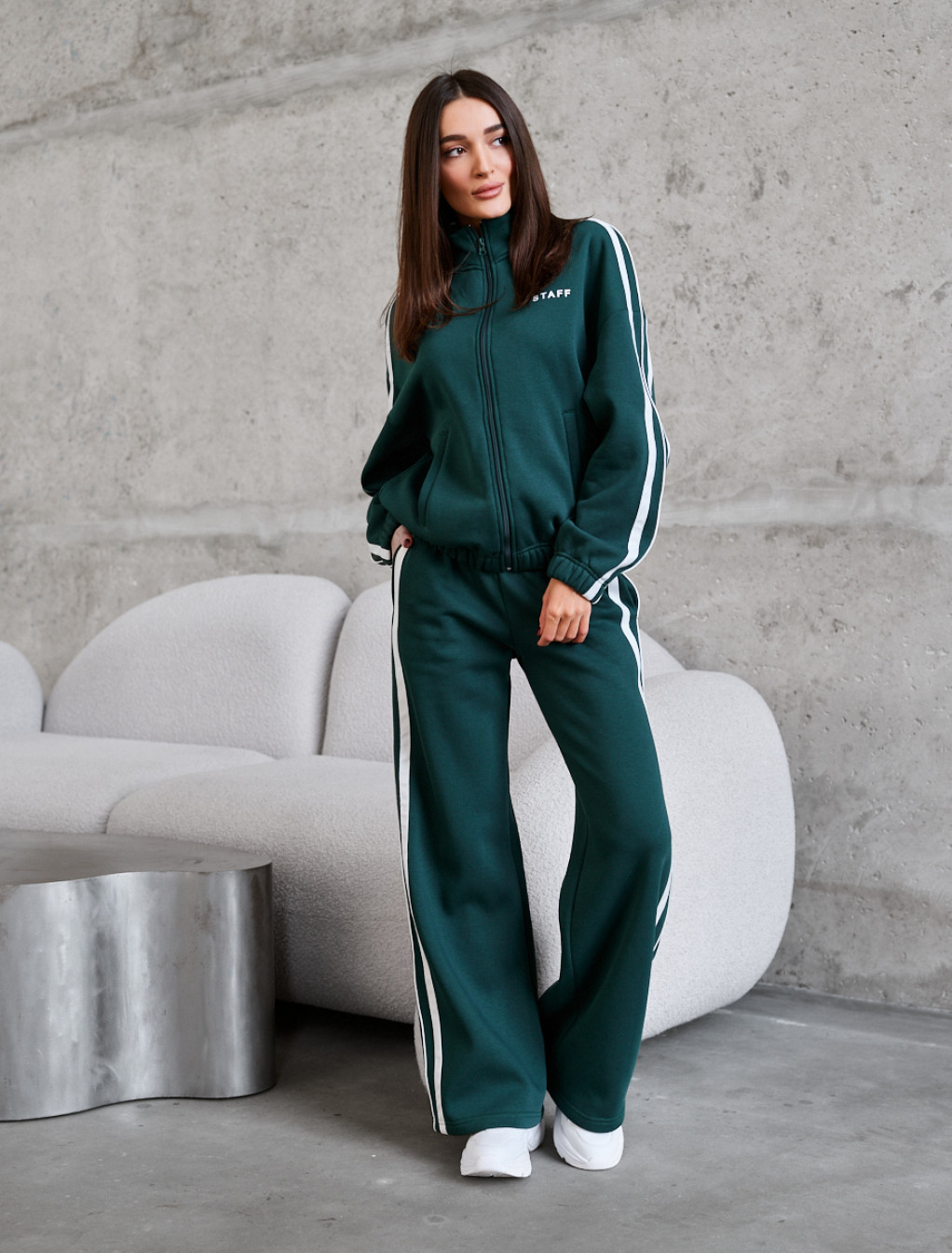 Dres Staff lik green reflective fleece