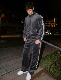 Dres Staff van graphite zip