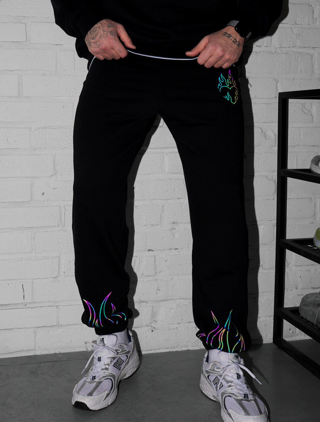 Spodnie dresowe Staff clo heart & fire reflective