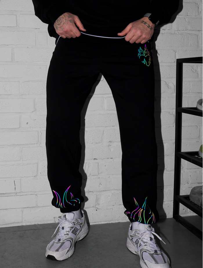 Spodnie dresowe Staff clo heart & fire reflective