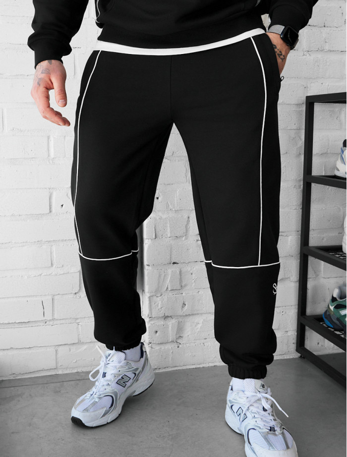 Spodnie dresowe Staff kant reflective logo black