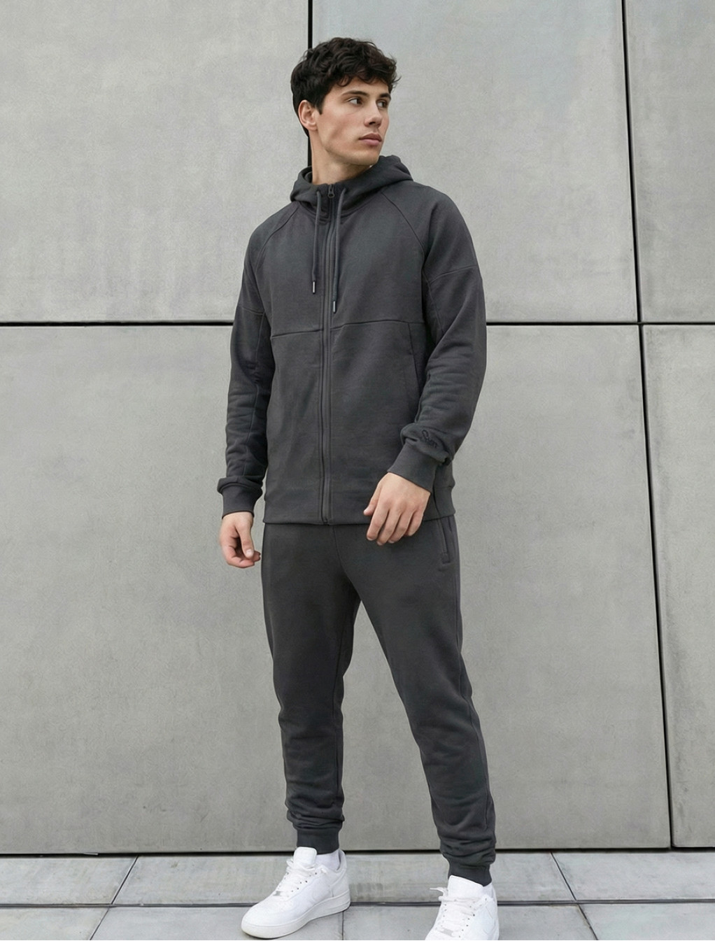 Dres Staff sh zip dark gray